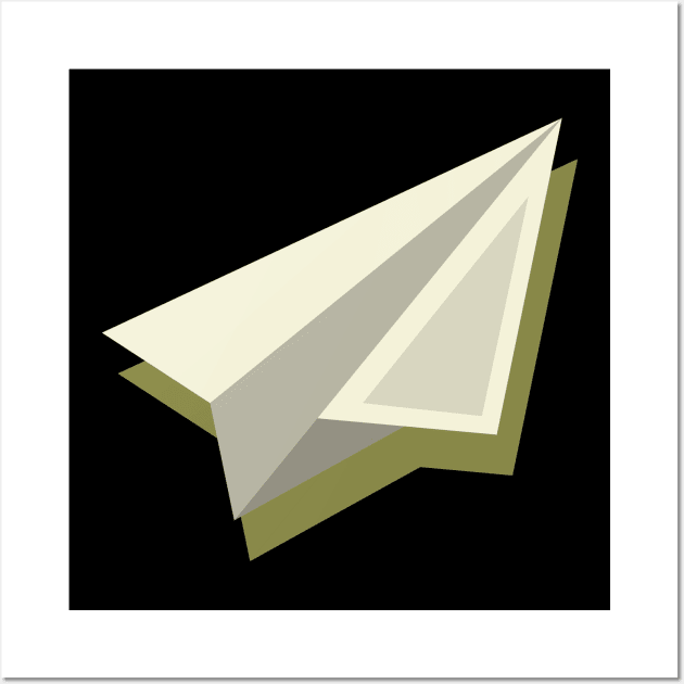 Pilot Paper Plane Design Wall Art by Bazzar Designs